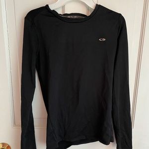 Black Champion long sleeve workout shirt